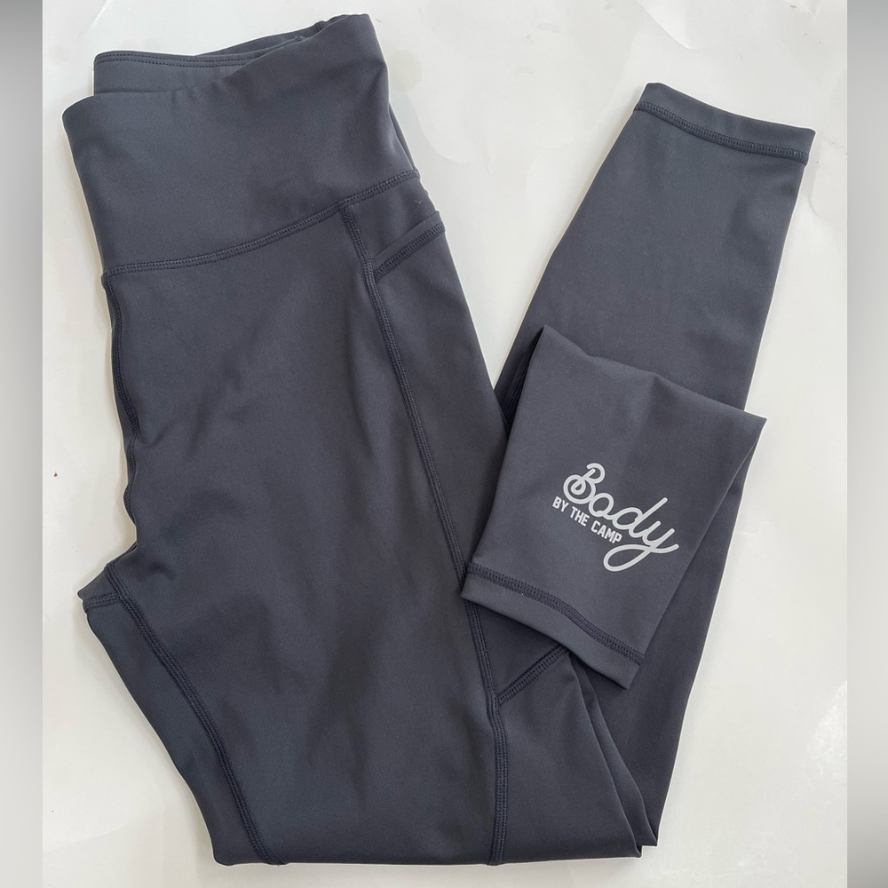 Black “Body by the Camp” activewear leggings - Picture 2 of 5